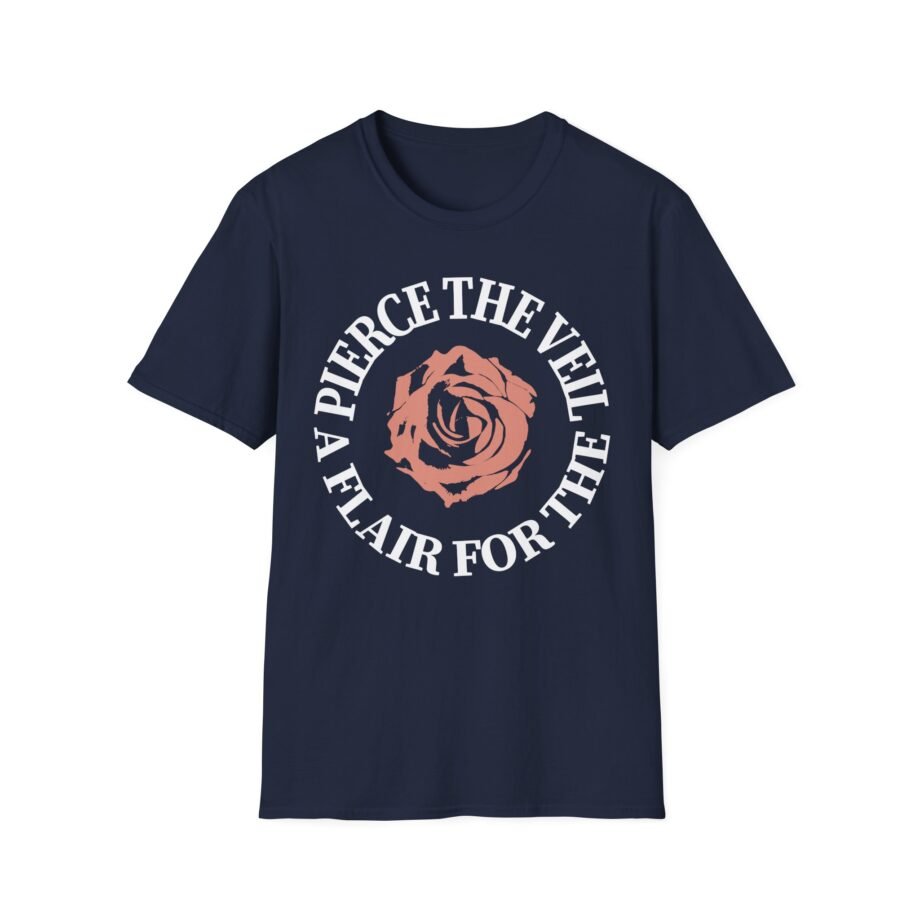 Pierce the Veil a Flair for the Dramatic Rose Unisex Softstyle T-Shirt