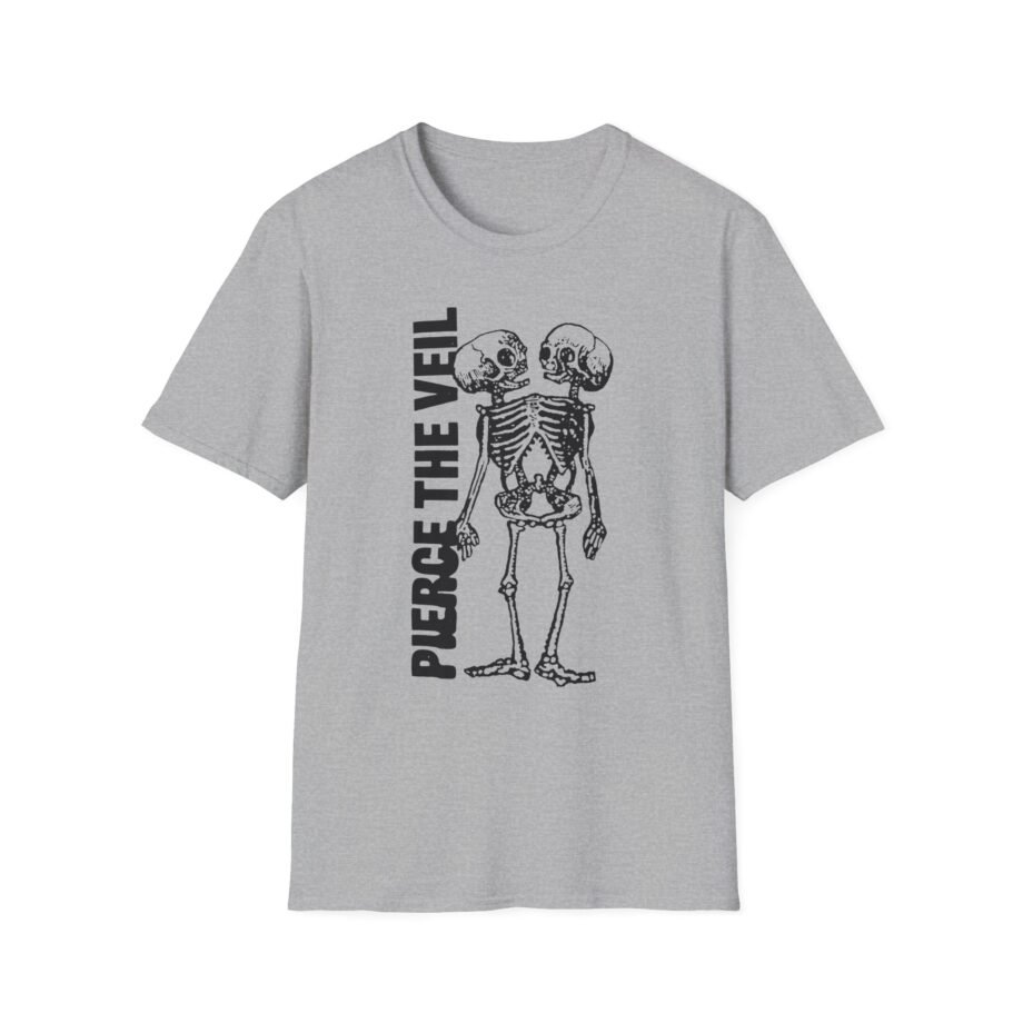 Pierce the Veil Tan Conjoined Skeleton Unisex Softstyle T-Shirt