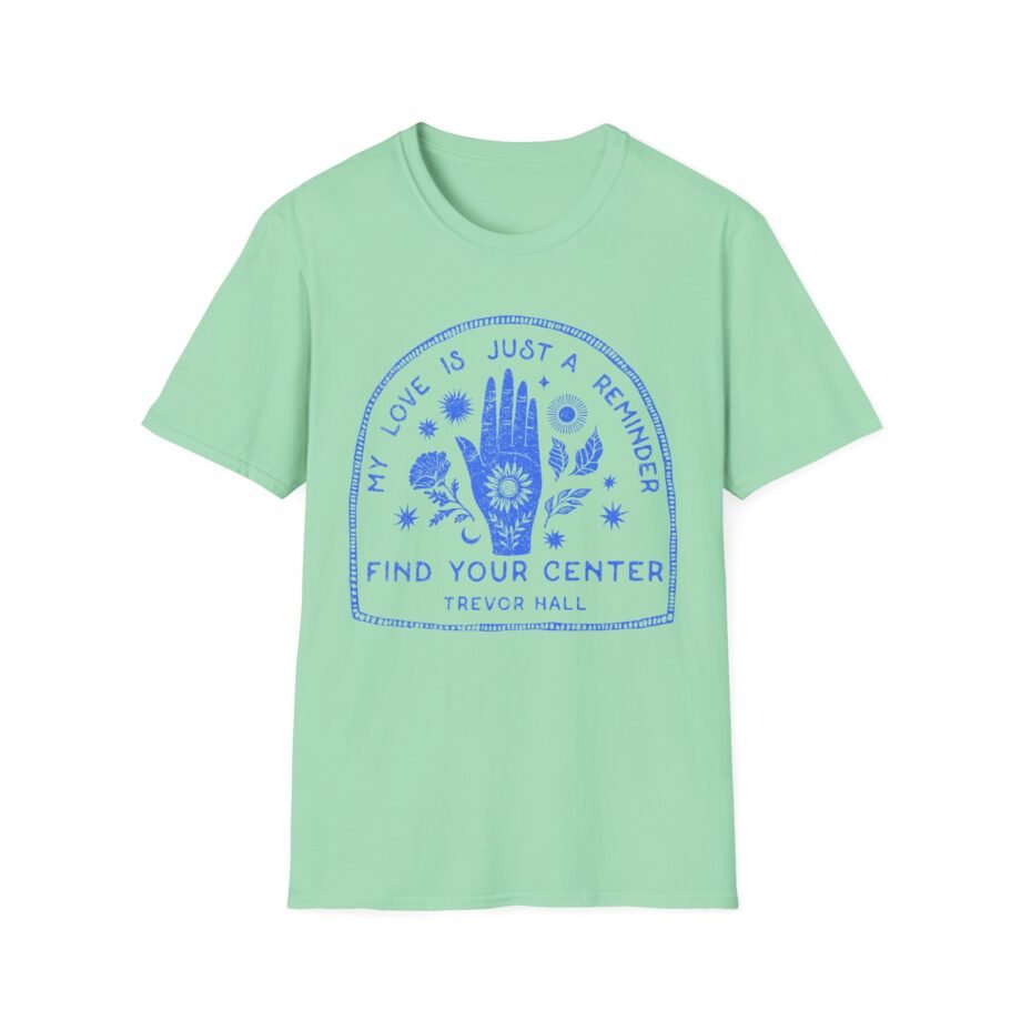 Trevor Hall Find Your Center Unisex Softstyle T-Shirt
