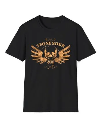 Stone Sour Skull Wings Unisex Softstyle T-Shirt
