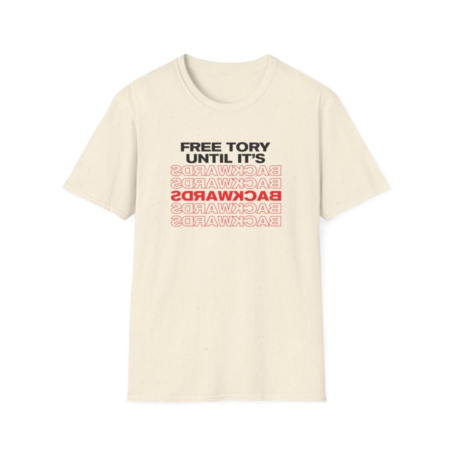 Tory Lanez Free Tory Backwards Unisex Softstyle T-Shirt