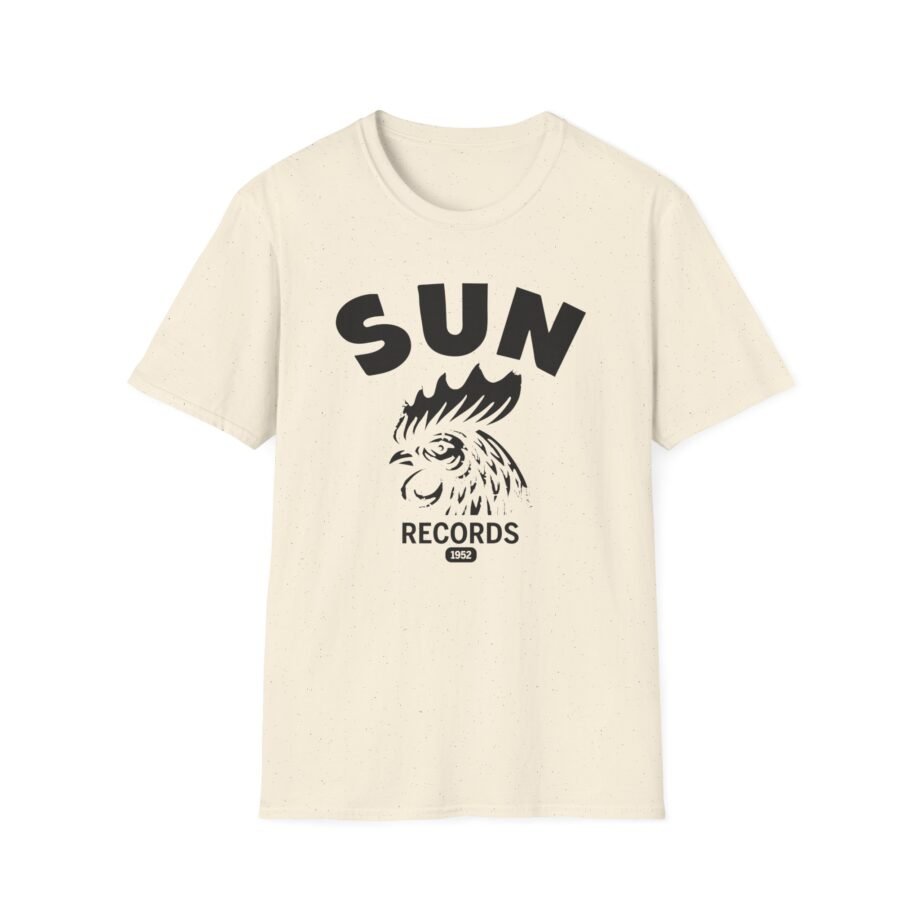 Sun Records Gritty Rooster Ringer Unisex Softstyle T-Shirt