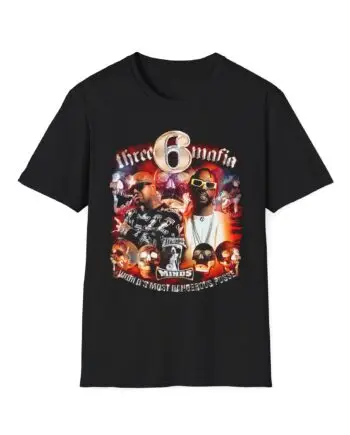 Three 6 Mafia Side 2 Side Unisex Softstyle T-Shirt