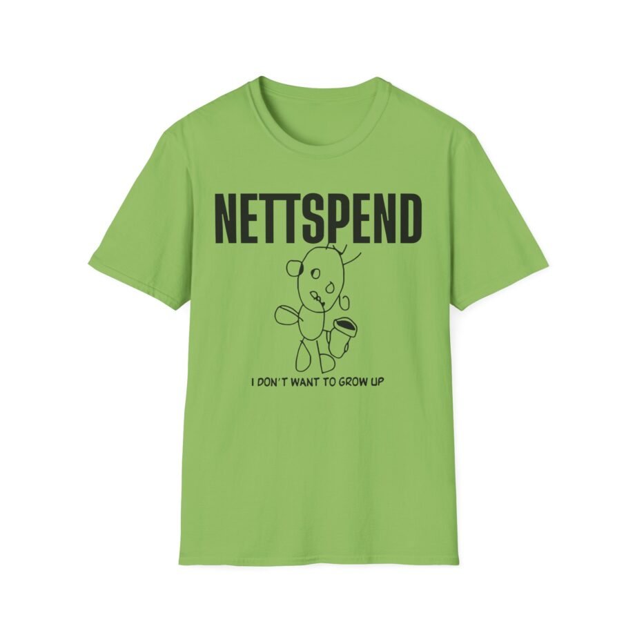 Nettspend I Dont Want to Grow Up Unisex Softstyle T-Shirt