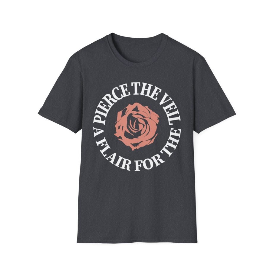 Pierce the Veil a Flair for the Dramatic Rose Unisex Softstyle T-Shirt