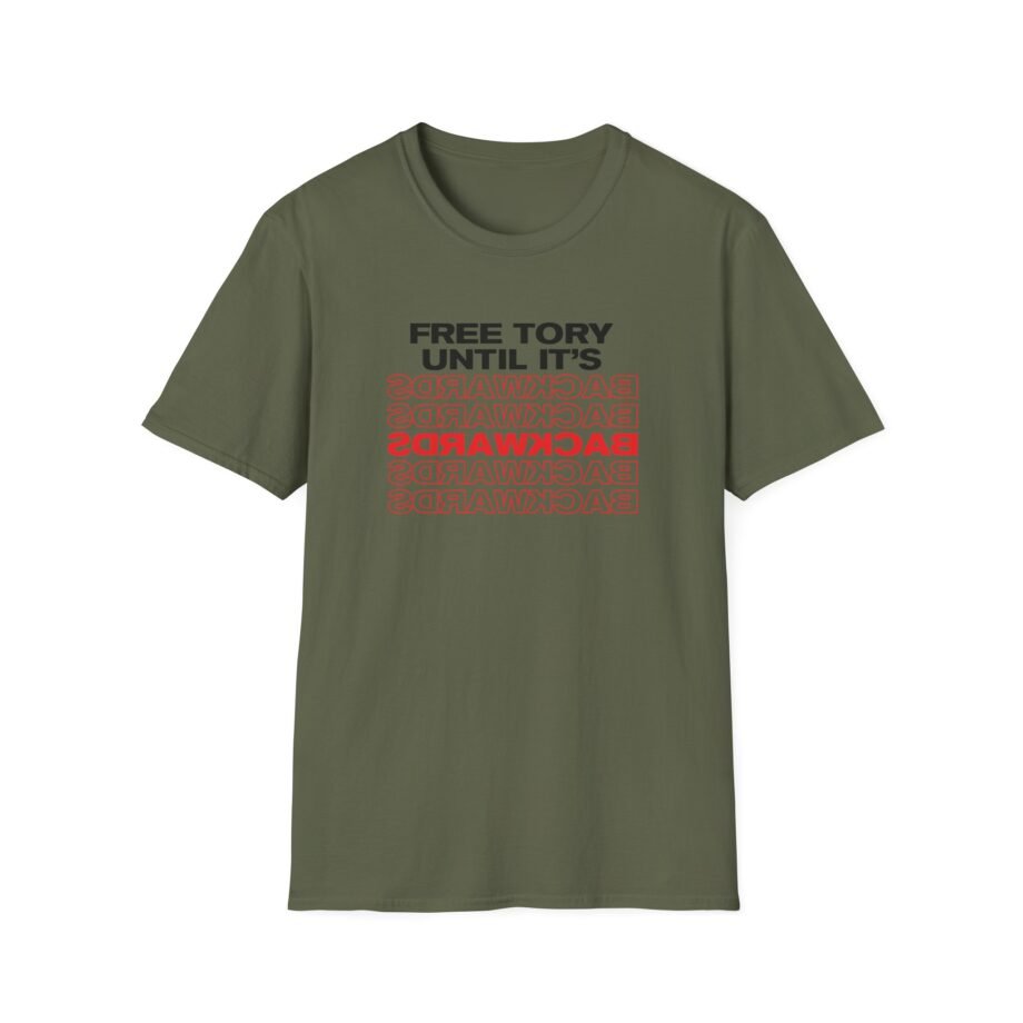 Tory Lanez Free Tory Backwards Unisex Softstyle T-Shirt