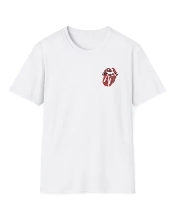 Rolling Grrr! Painted Diamond Tongue Unisex Softstyle T-Shirt