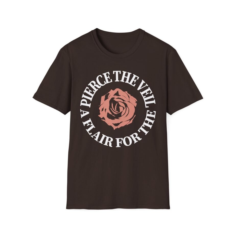 Pierce the Veil a Flair for the Dramatic Rose Unisex Softstyle T-Shirt