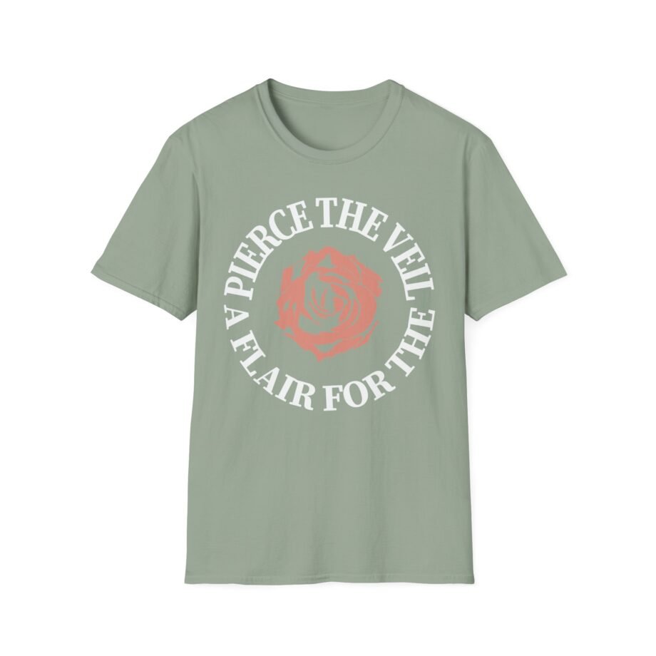 Pierce the Veil a Flair for the Dramatic Rose Unisex Softstyle T-Shirt