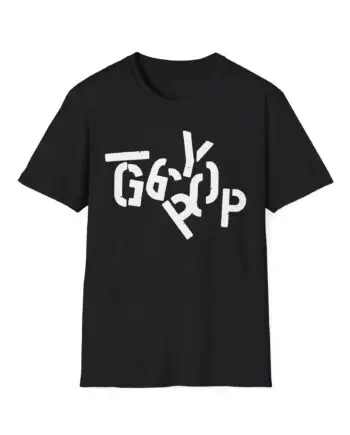 The Stooges Iggy Pop Broken Letters Unisex Softstyle T-Shirt
