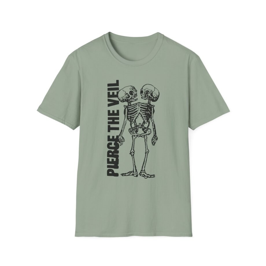 Pierce the Veil Tan Conjoined Skeleton Unisex Softstyle T-Shirt