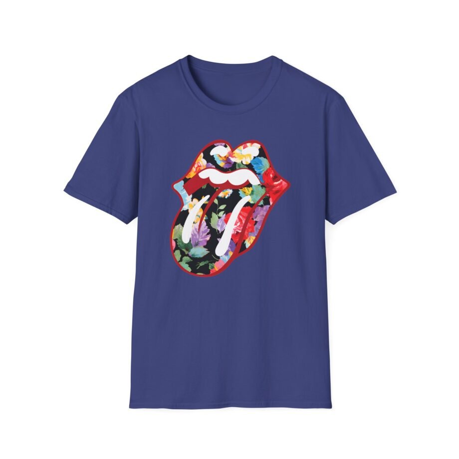 RS Floral Tongue Unisex Softstyle T-Shirt