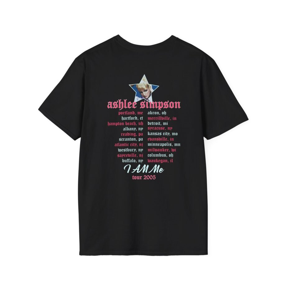 Ashlee Simpson 2005 Ashlee Simpson I Am Me Concert Tour Unisex Softstyle T-Shirt
