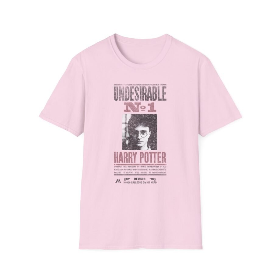 Harry Potter Undesirable No 1 Distressed Unisex Softstyle T-Shirt