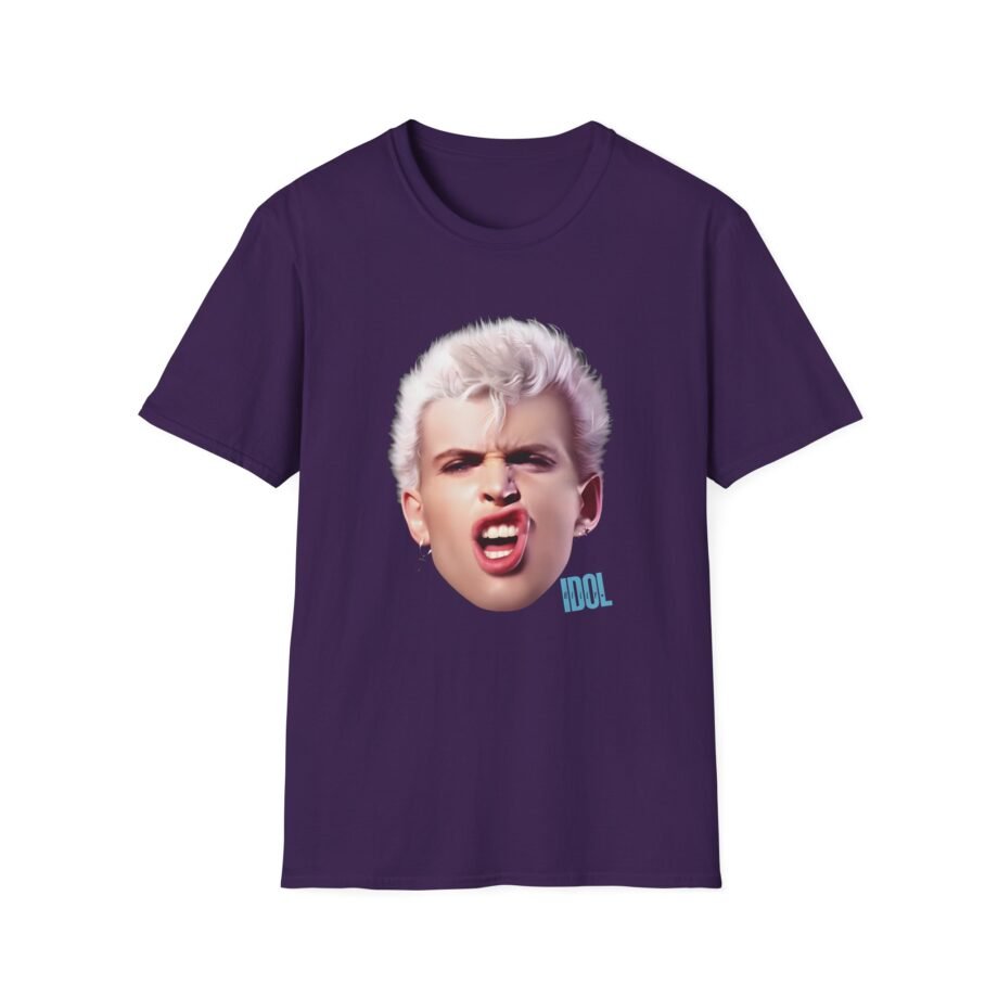 Billy Idol Billy Smirk Unisex Softstyle Shirt