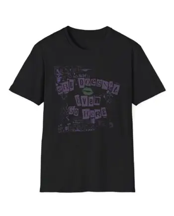 Mean Girls She Doesn't Even Go Here Unisex Softstyle T-Shirt
