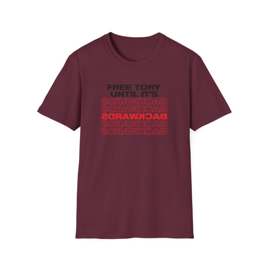 Tory Lanez Free Tory Backwards Unisex Softstyle T-Shirt
