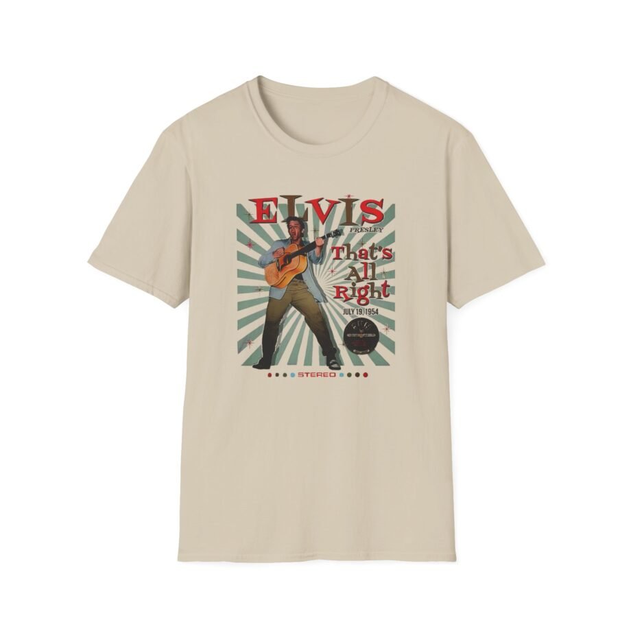 Sun Records Elvis That's All Right Unisex Softstyle T-Shirt