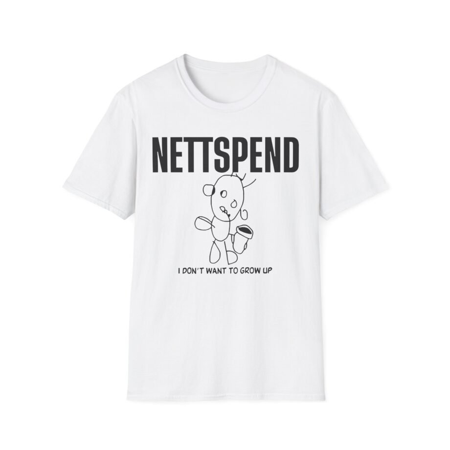 Nettspend I Dont Want to Grow Up Unisex Softstyle T-Shirt