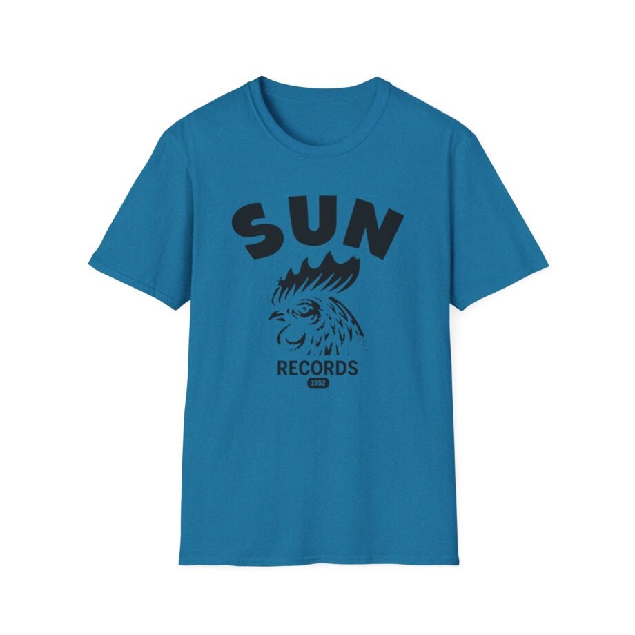 Sun Records Gritty Rooster Ringer Unisex Softstyle T-Shirt