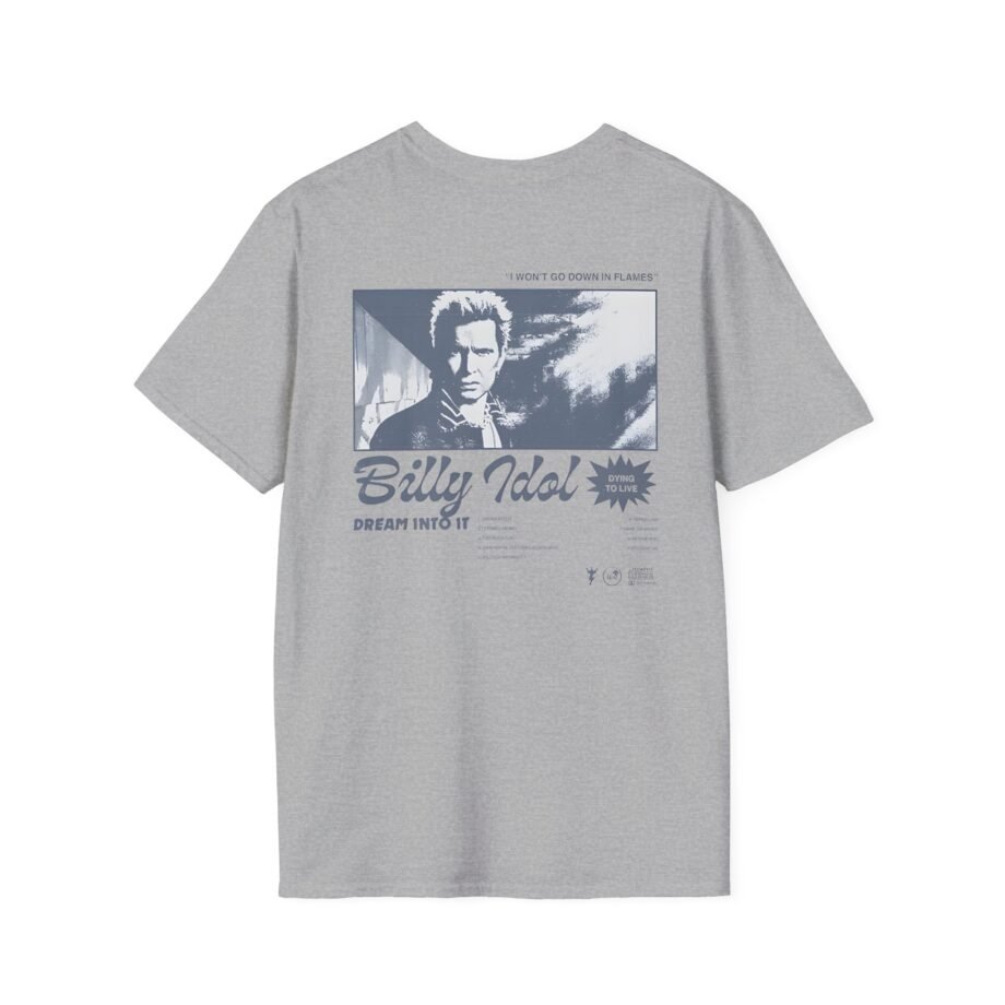 Billy Idol Billy Script Unisex Softstyle Shirt
