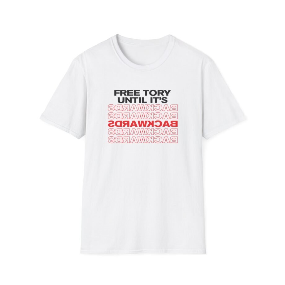 Tory Lanez Free Tory Backwards Unisex Softstyle T-Shirt