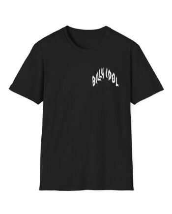 Billy Idol Flames Punk Quote Unisex Softstyle Shirt