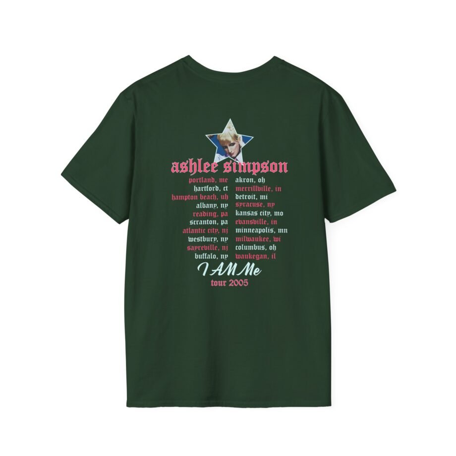 Ashlee Simpson 2005 Ashlee Simpson I Am Me Concert Tour Unisex Softstyle T-Shirt