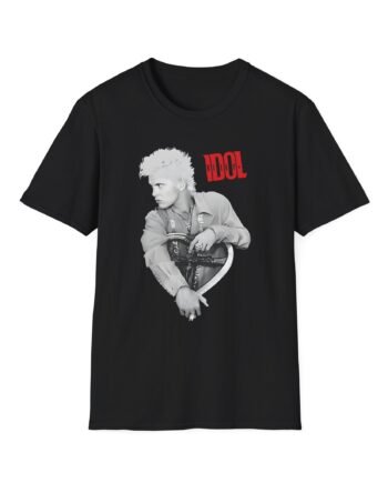 Billy Idol Heart Unisex Softstyle Shirt