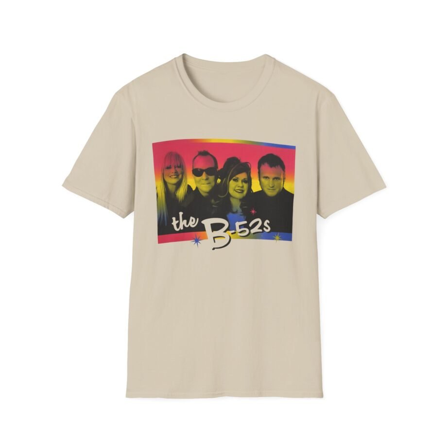 The B 52s Group Photo Love Shack Rainbow  Unisex Softstyle T-Shirt