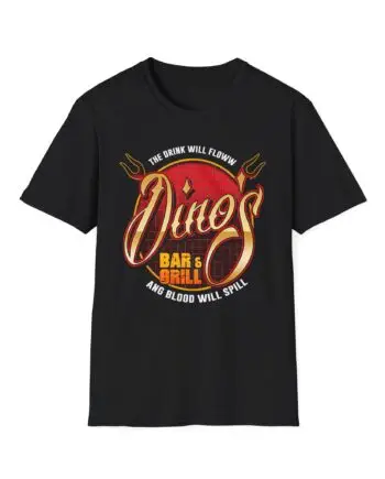 Thin Lizzy Dino's Bar & Grill Unisex Softstyle T-Shirt
