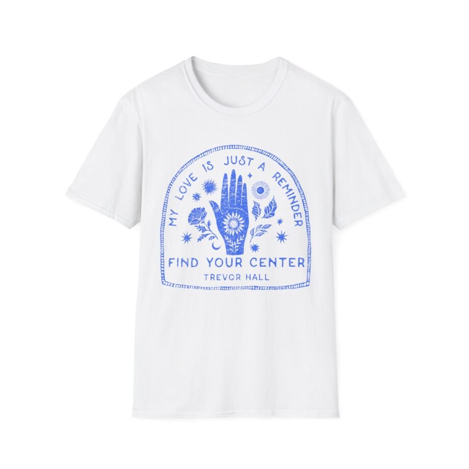 Trevor Hall Find Your Center Unisex Softstyle T-Shirt