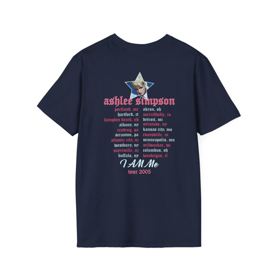 Ashlee Simpson 2005 Ashlee Simpson I Am Me Concert Tour Unisex Softstyle T-Shirt