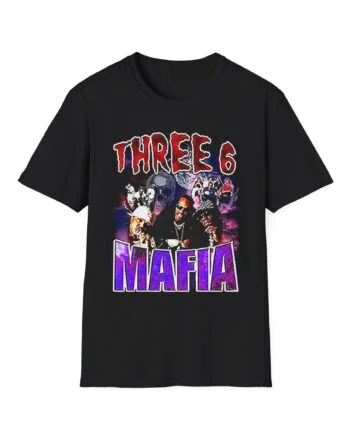 Three 6 Mafia Unisex Softstyle T-Shirt