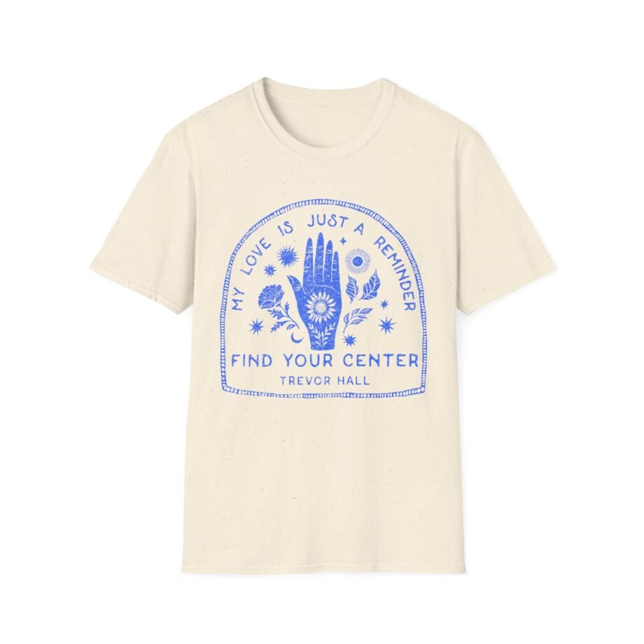 Trevor Hall Find Your Center Unisex Softstyle T-Shirt