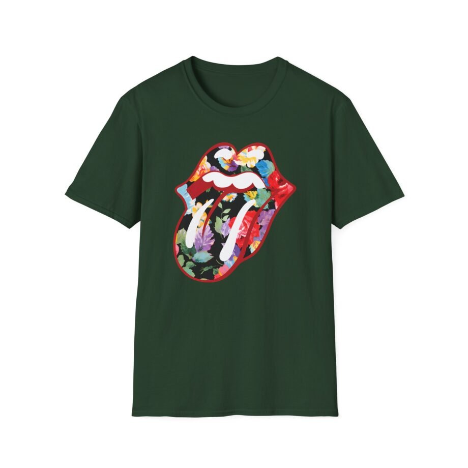 RS Floral Tongue Unisex Softstyle T-Shirt