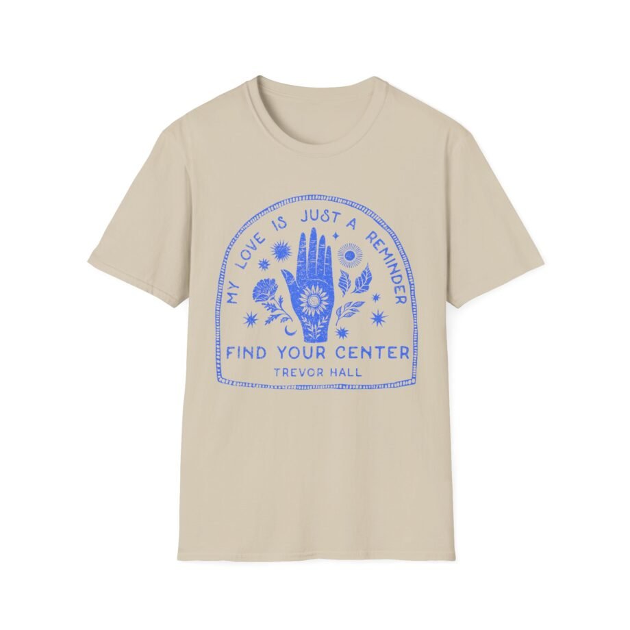 Trevor Hall Find Your Center Unisex Softstyle T-Shirt