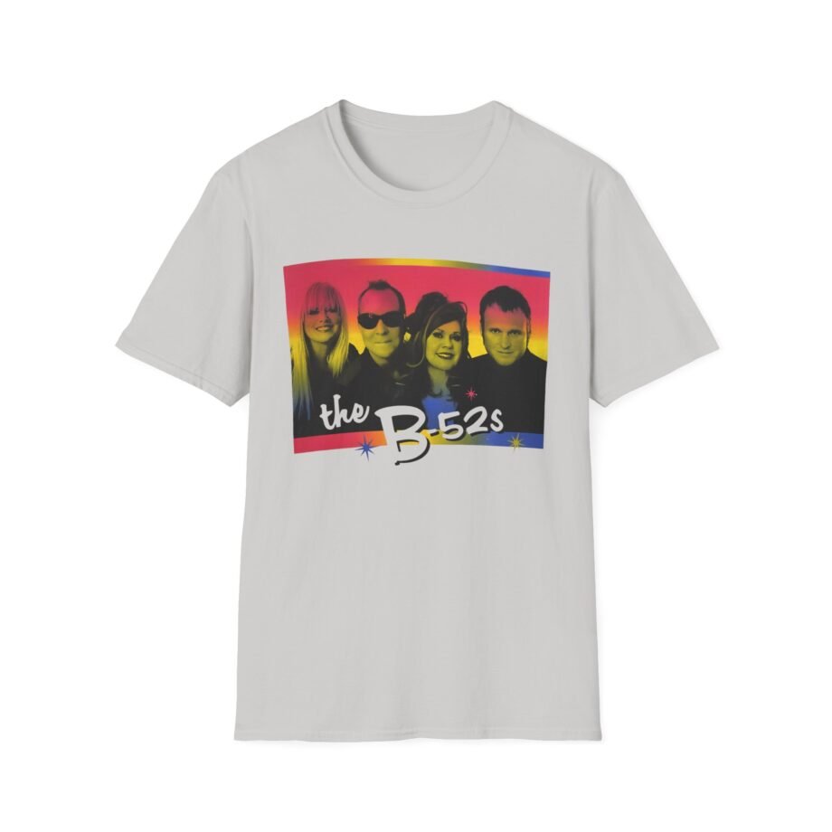The B 52s Group Photo Love Shack Rainbow  Unisex Softstyle T-Shirt