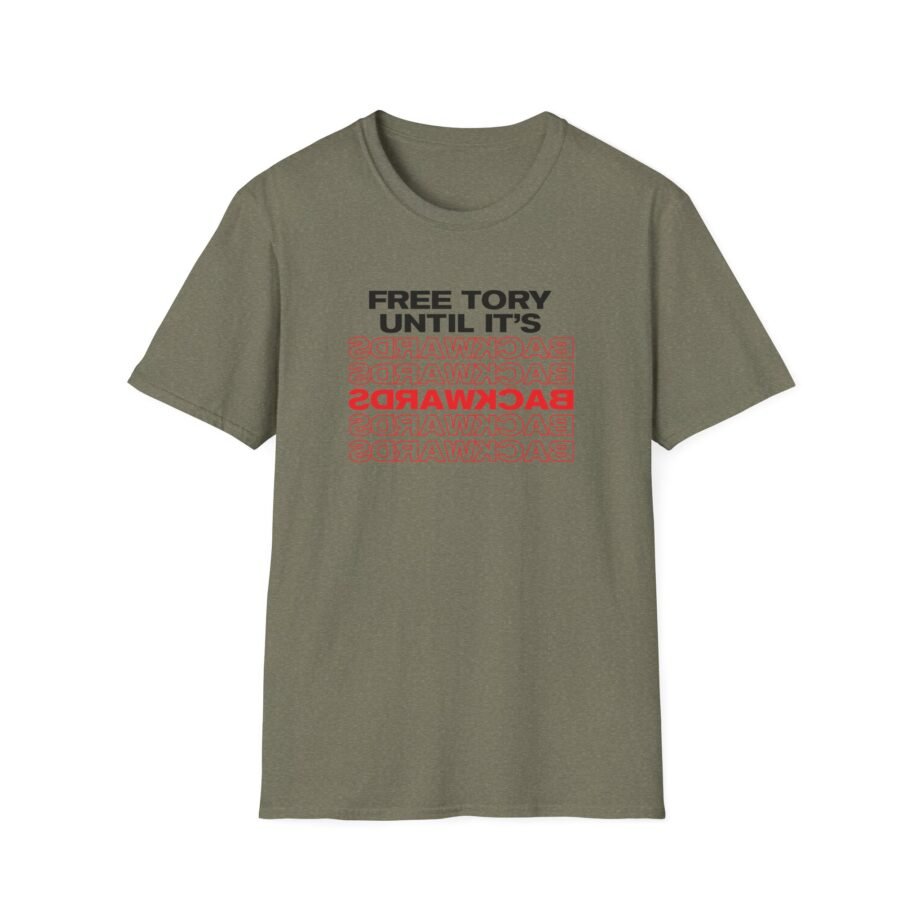 Tory Lanez Free Tory Backwards Unisex Softstyle T-Shirt