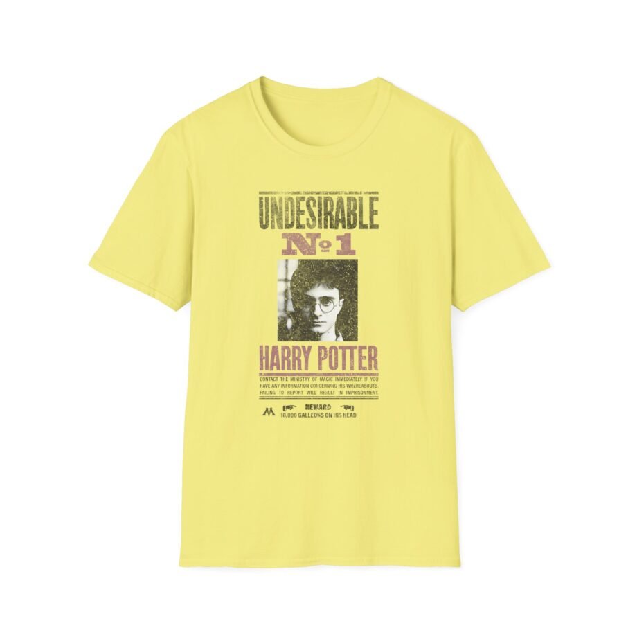 Harry Potter Undesirable No 1 Distressed Unisex Softstyle T-Shirt