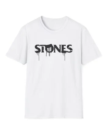 RS Paint It Black Drip Unisex Softstyle T-Shirt