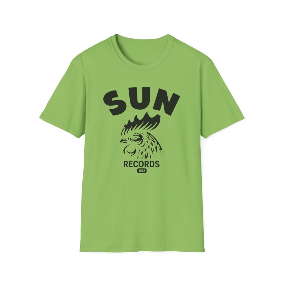 Sun Records Gritty Rooster Ringer Unisex Softstyle T-Shirt