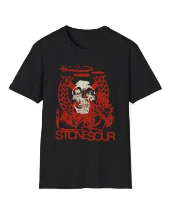 Stone Sour Red Skull Unisex Softstyle T-Shirt
