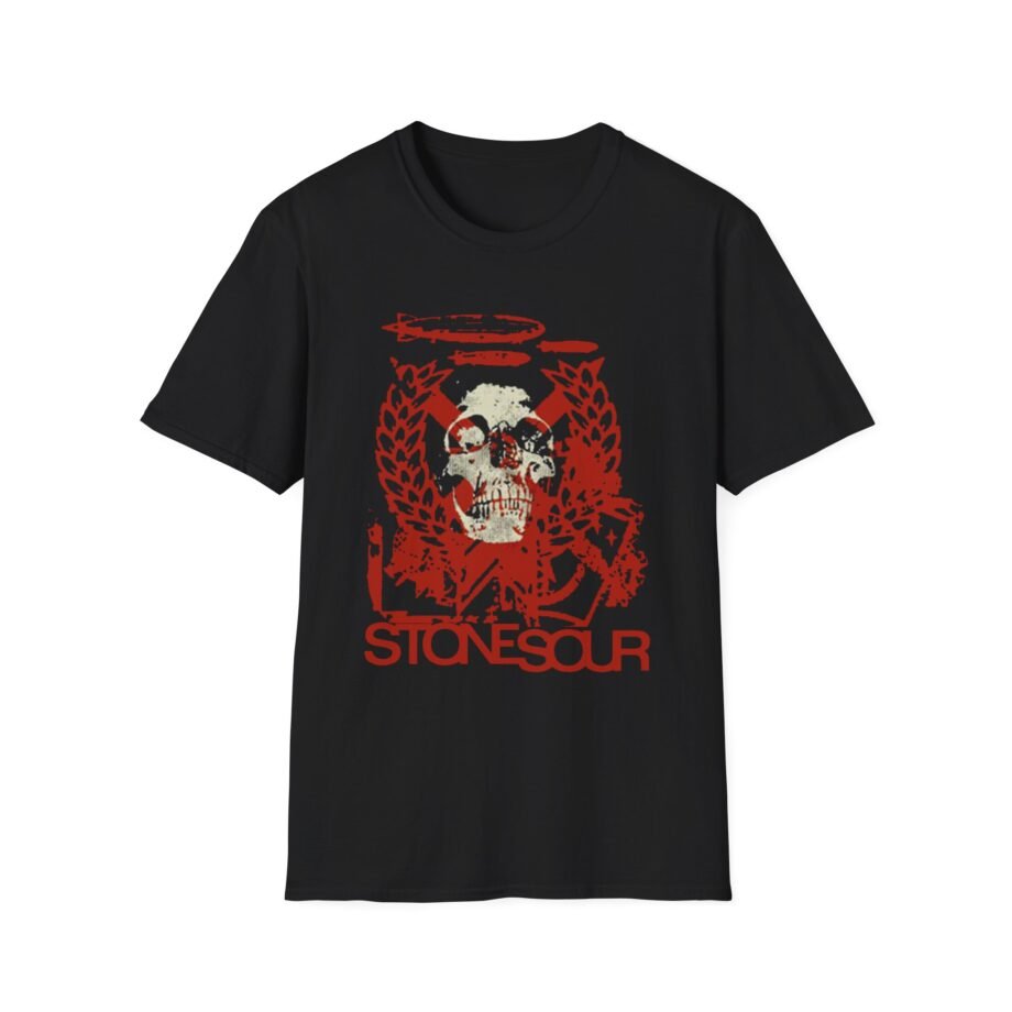 Stone Sour Red Skull Unisex Softstyle T-Shirt
