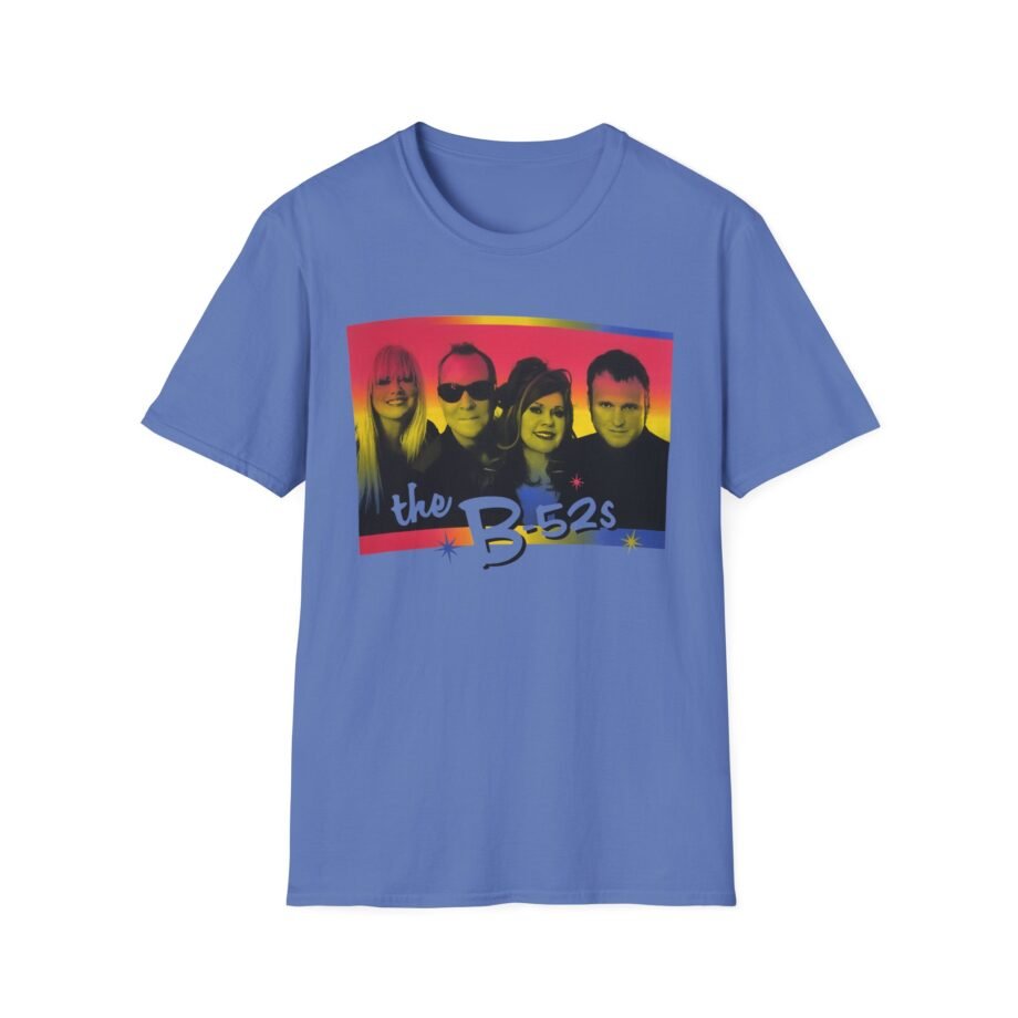 The B 52s Group Photo Love Shack Rainbow  Unisex Softstyle T-Shirt