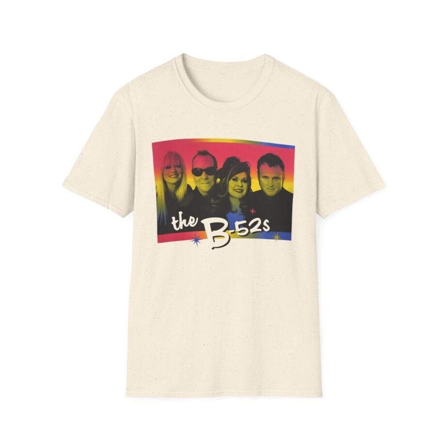 The B 52s Group Photo Love Shack Rainbow  Unisex Softstyle T-Shirt