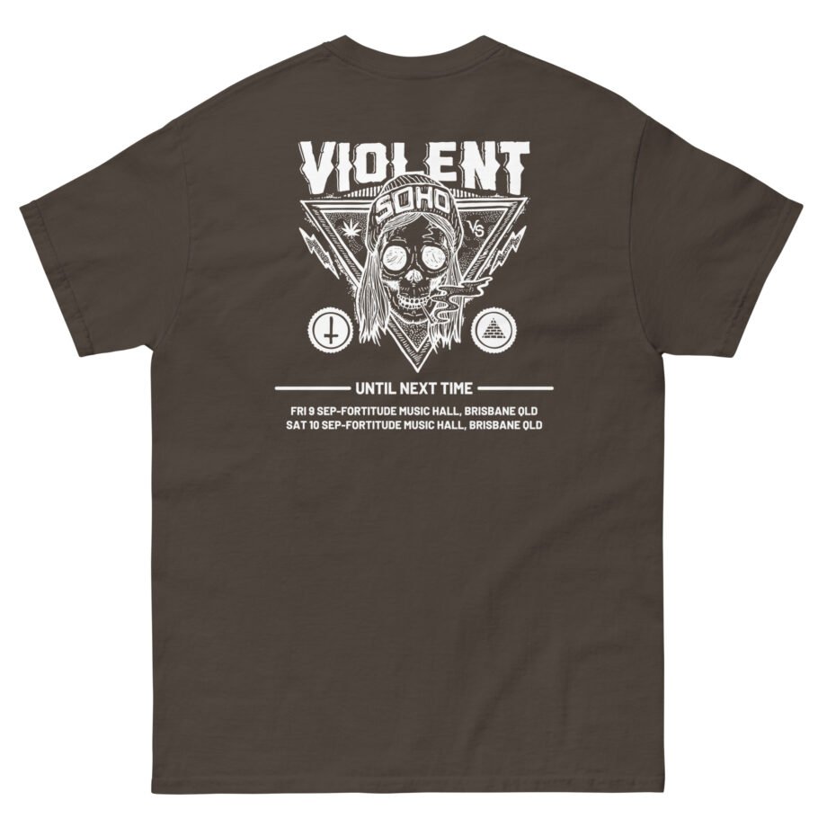 Violent Soho Until Next Time Blazin' Skull Unisex classic tee