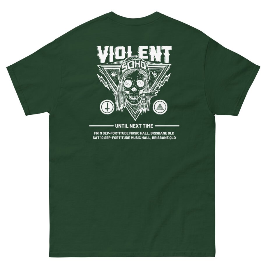 Violent Soho Until Next Time Blazin' Skull Unisex classic tee