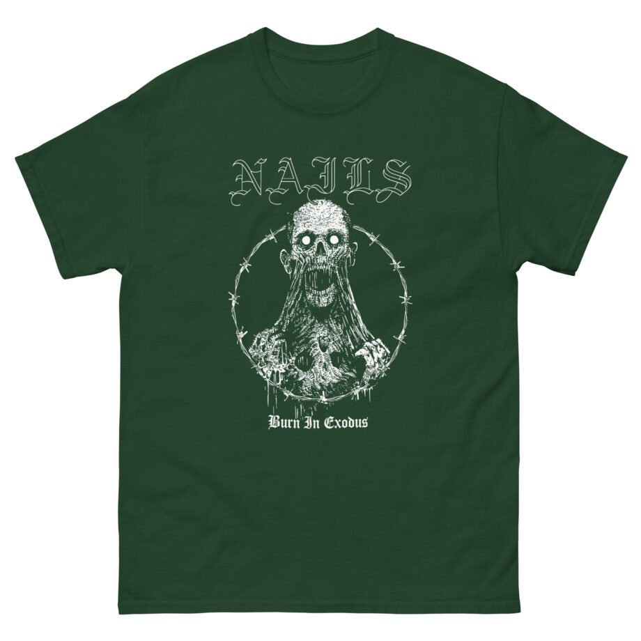 Warhound Vintage Nails Burn in Exodus Unisex classic tee