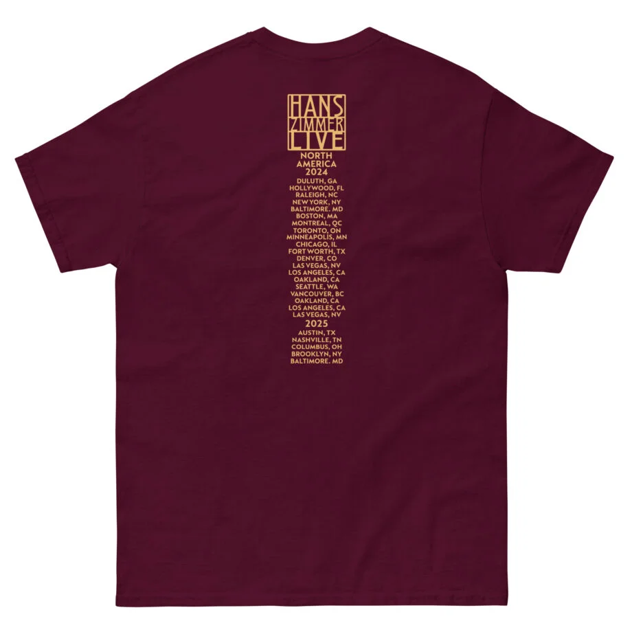Hans Zimmer Admat Tour Unisex classic tee